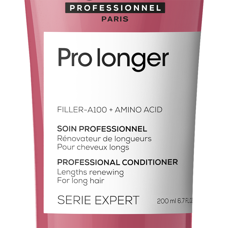 Уплътняващ балсам за обновяване на дължините Loreal Professionnel Serie Expert Pro Longer Filler A100 + Amino Acid Conditioner 200ml — 3