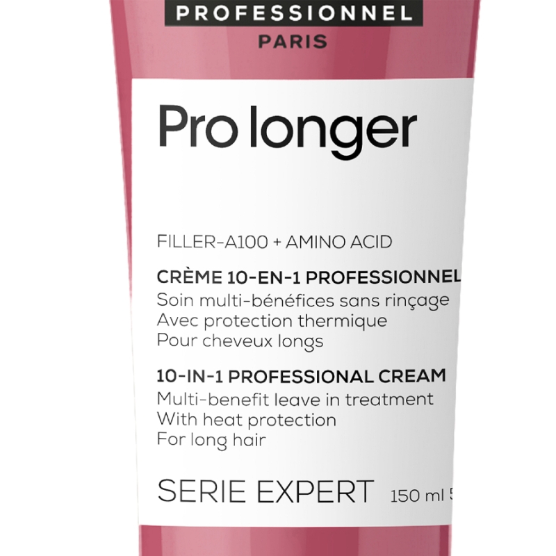 Уплътняващ крем без изплакване за дълга коса Loreal Professionnel Serie Expert Pro Longer 10 in1 Professional Cream 150ml — 2