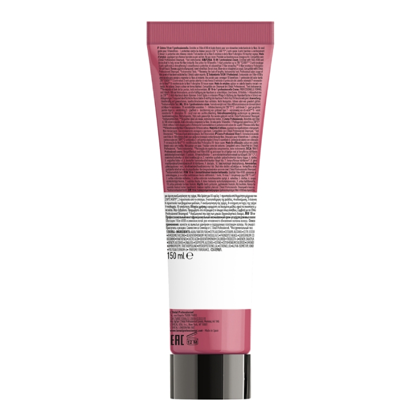 Уплътняващ крем без изплакване за дълга коса Loreal Professionnel Serie Expert Pro Longer 10 in1 Professional Cream 150ml — 3
