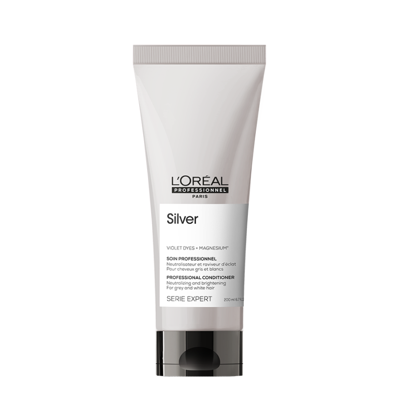 Неутрализиращ балсам за сива,бяла и платинено руса коса Loreal Professionnel Serie Expert Silver Conditioner 200ml