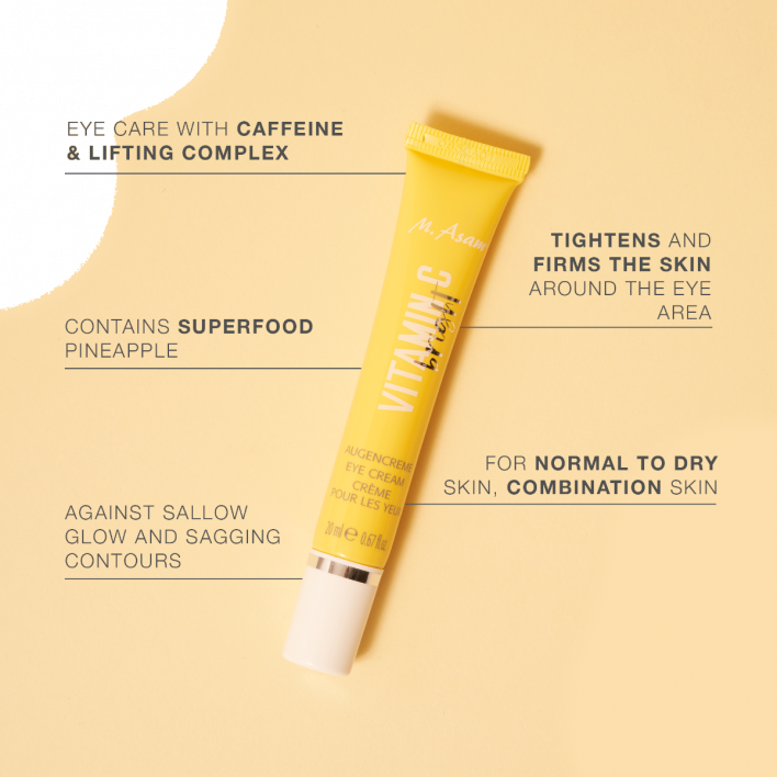 Озаряващ околоочен крем с витамин C M.Asam Vitamin C Brightening Eye Cream 20ml — 2