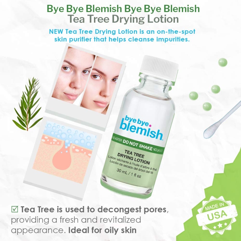 Лосион за локално изсушаване на пъпки с Чаено дърво Bye Bye Blemish Tea Tree Drying Lotion 29.5ml — 4