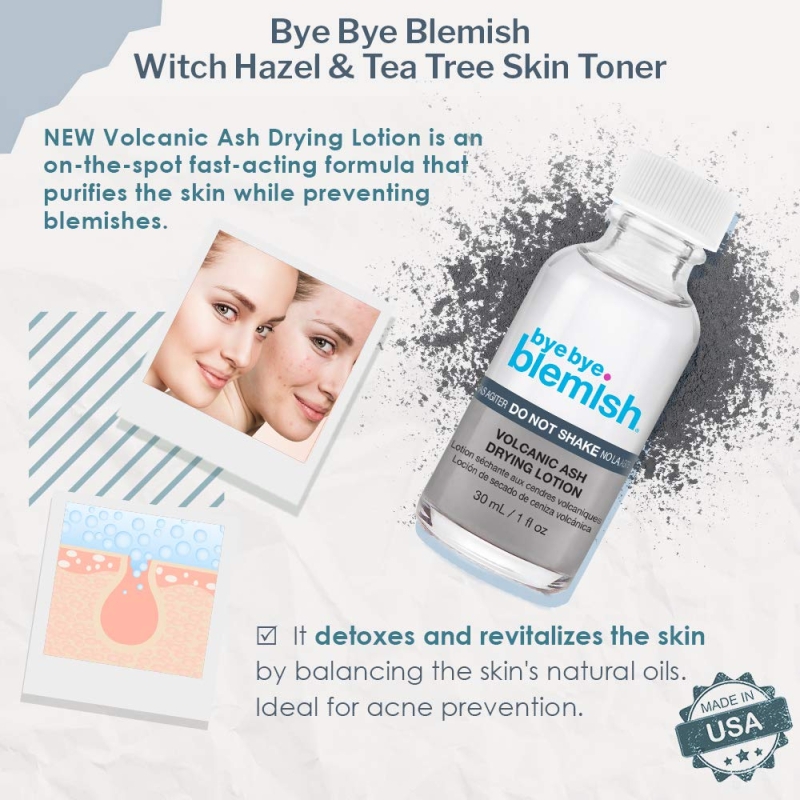 Лосион за локално изсушаване на пъпки с Вулканична пепел Bye Bye Blemish Volcanic Ash Drying Lotion 29.5ml — 4