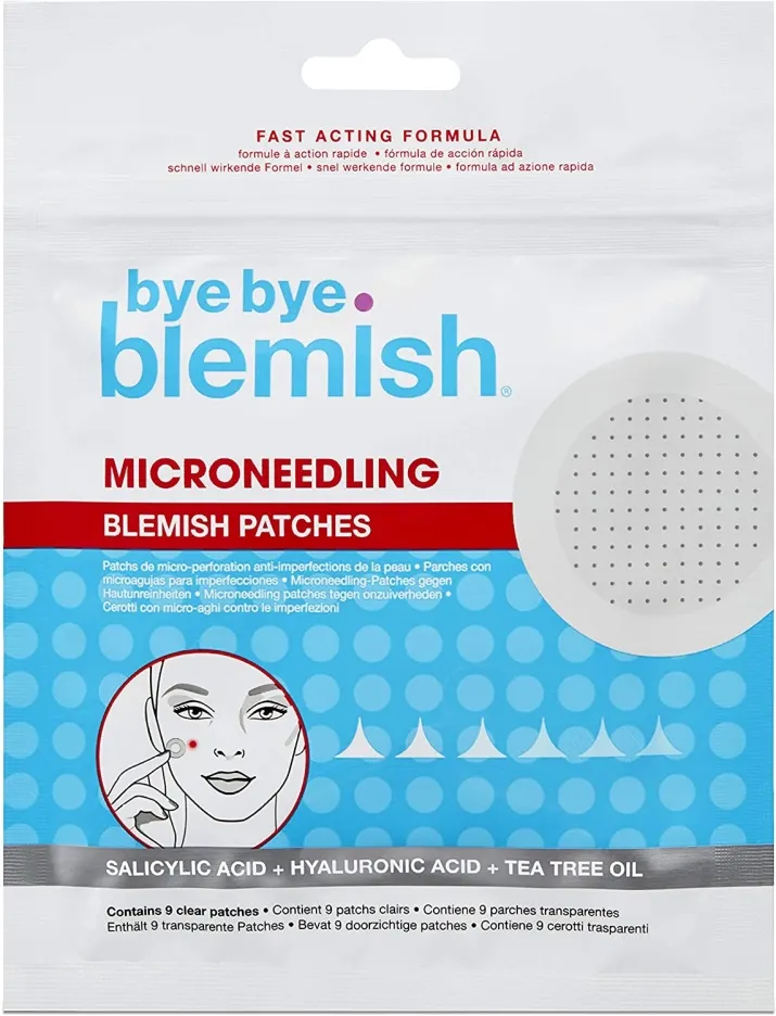 Пластири за локално третиране на пъпки и петна Bye Bye Blemish Microneedling Blemish Patches 9pcs