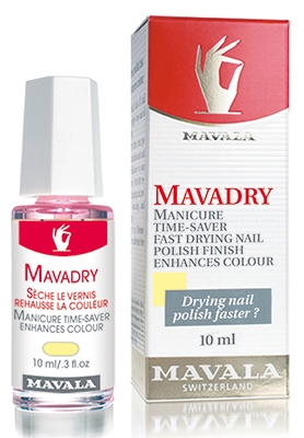 Изсушава лака за секунди и подсилва цвета MAVALA MAVADRY 10ml