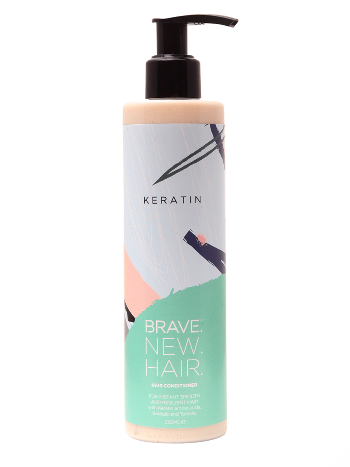 Балсам за коса с лека структура за непокорни, твърди и сухи коси BRAVE NEW HAIR Keratin 250ml
