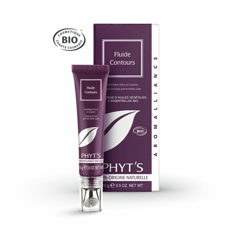 Анти-ейдж флуид - грижа за очи и устни Phyt's Fluide Contours 15g — 2
