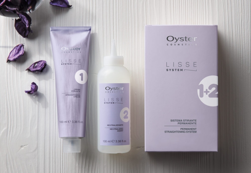 Система за трайно изправяне на косата Oyster Lisse System Kit Professional Straghtening System 100ml + 100ml — 2