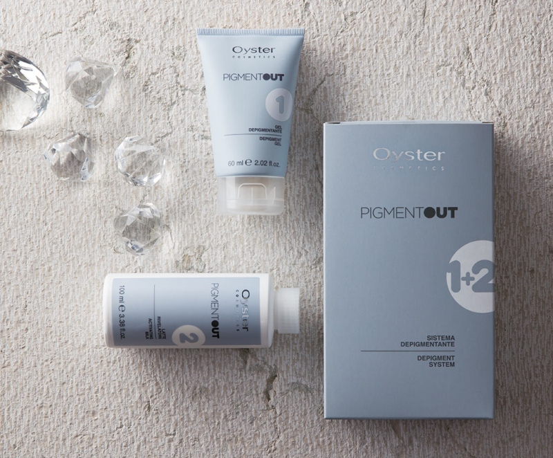 Депигментираща система за боядисана и естествена коса Oyster Professional Pigment Out Depigment System 60ml+100ml — 2