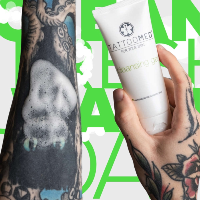 Гел за интензивно почистване на татуировки TattooMed Cleansing Gel — 5