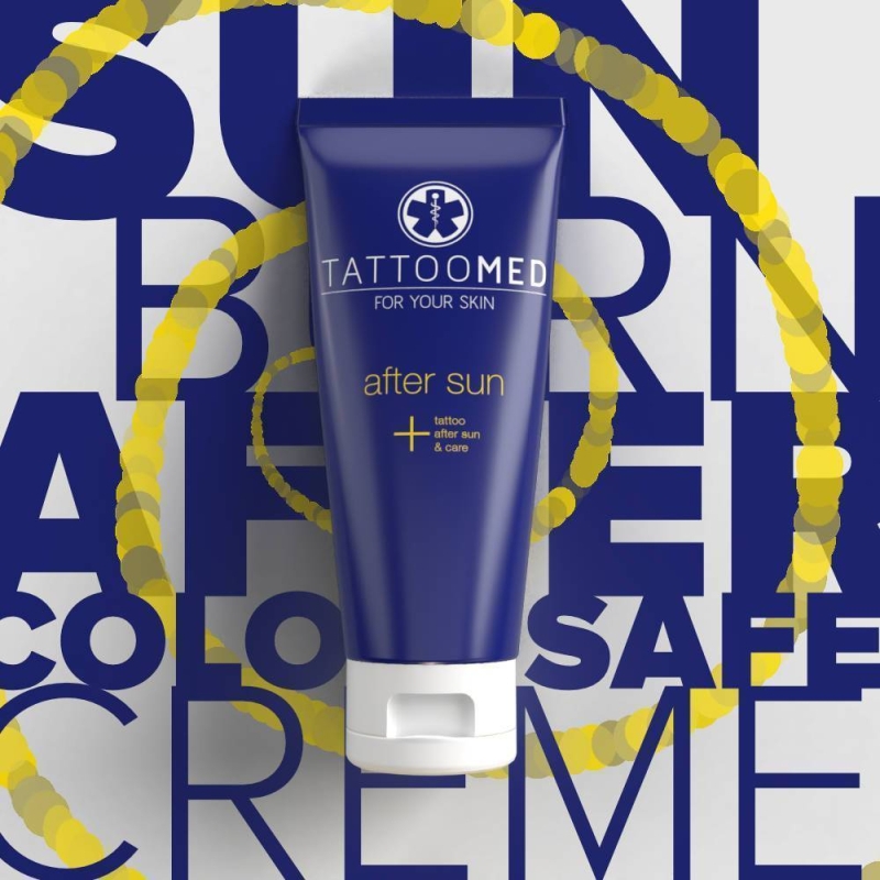 Крем за след излагане на слънце за татуировки TattooMed After sun 100ml — 3