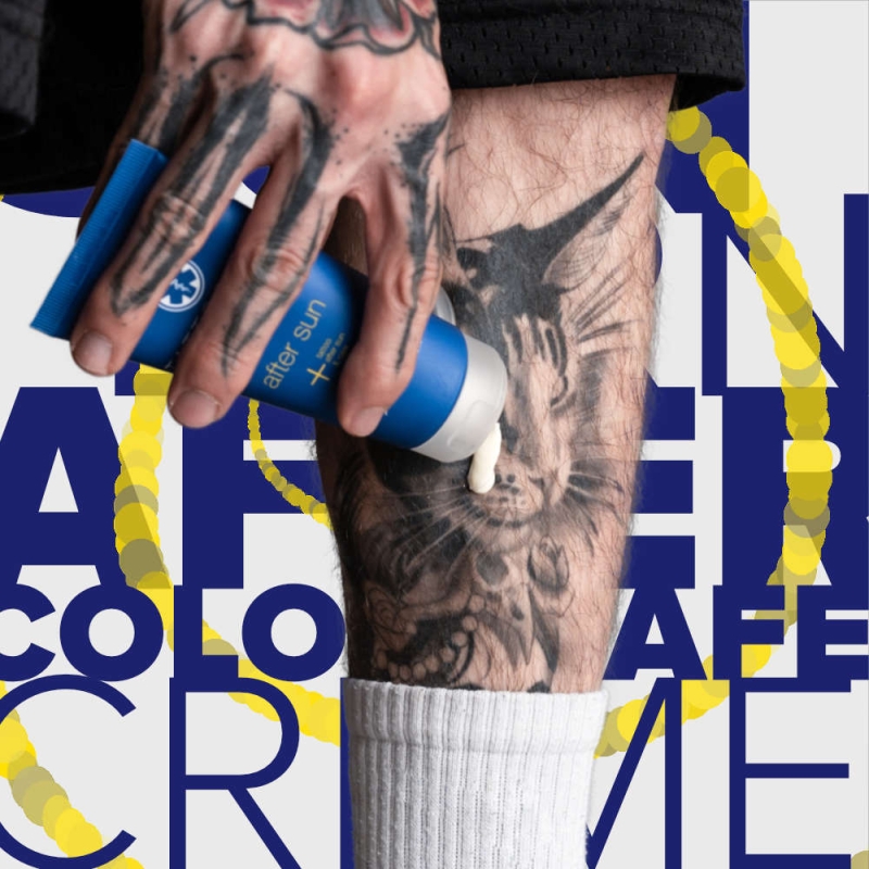Крем за след излагане на слънце за татуировки TattooMed After sun 100ml — 4