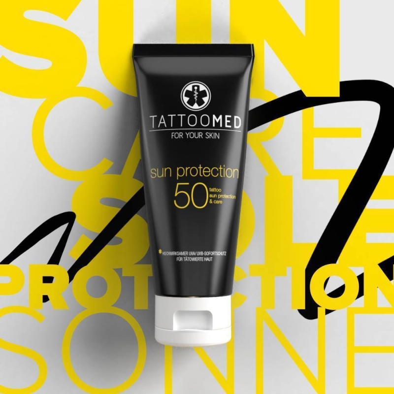 Слънцезащита за татуировки TattooMed Sun Protection SPF50 100ml — 2