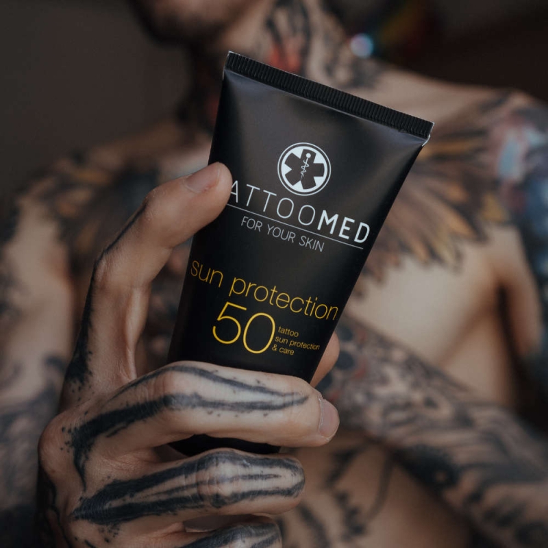Слънцезащита за татуировки TattooMed Sun Protection SPF50 100ml — 4