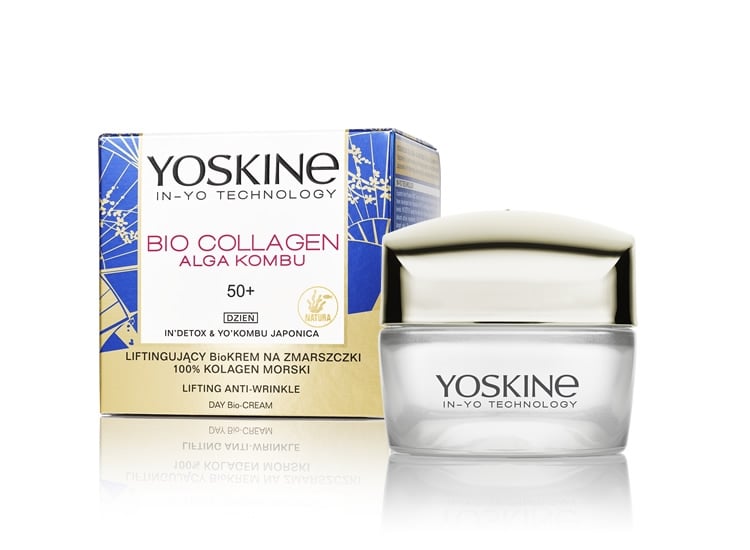 Дневен крем за лице против бръчки с лифтинг ефект 50+ Yoskine Bio Collagen Lifting Anti-Wrinkle Day Bio-Cream 50ml