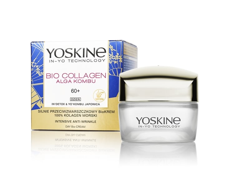 Интензивен дневен крем за лице против бръчки 60+ Yoskine Bio Collagen Intensive Anti-Wrinkle Day Bio-Cream 50ml