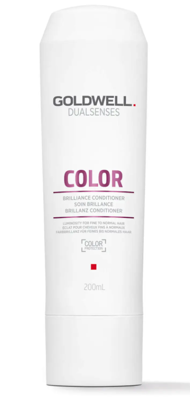 Балсам за нормална до фина, боядисана или естествена коса Goldwell Dualsenses Color Brilliance Conditioner 200ml — 2