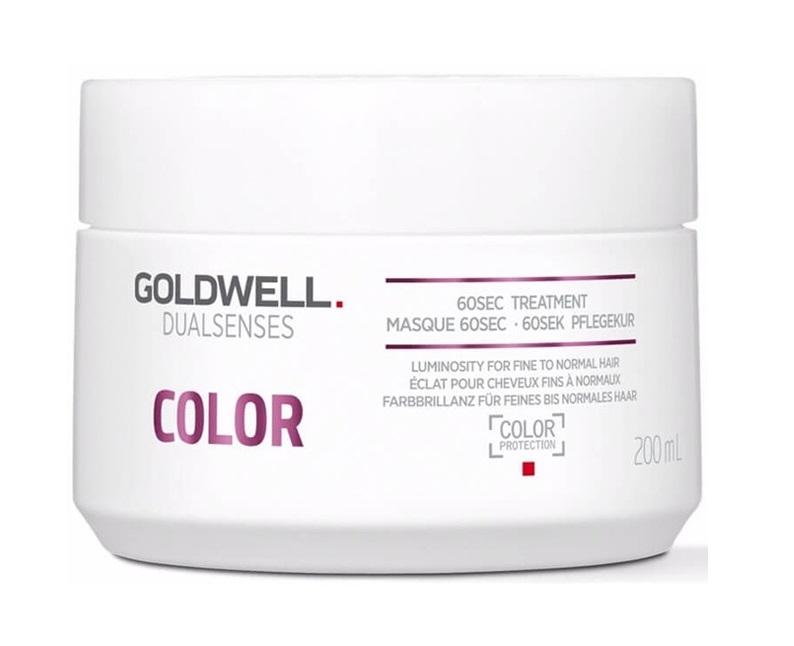 Маска за нормална до фина, боядисана или естествена коса Goldwell Dualsenses Color 60sec Treatment 200ml — 2