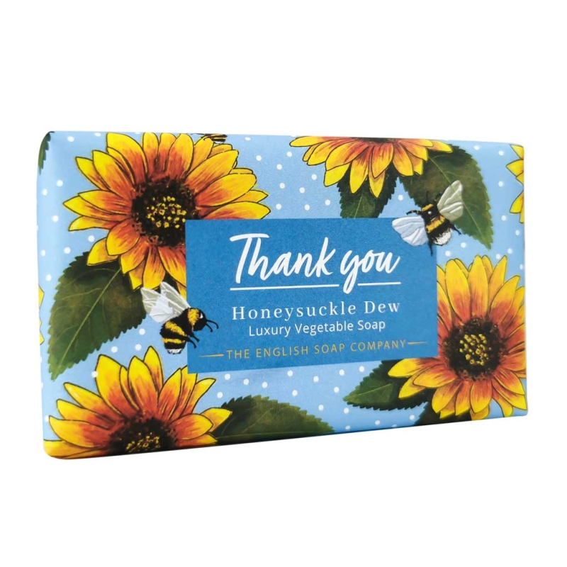 Сапун за повод "Благодаря" с Мед The English Soap Company Thank You Honeysuckle Dew Luxury Vegetable Soap 190g — 2