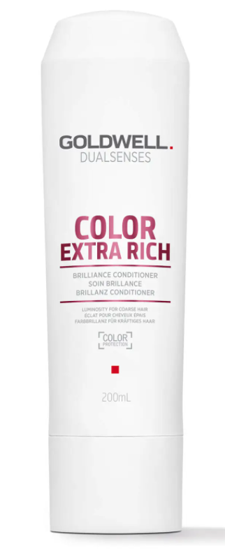 Балсам за гъста до груба, боядисана или естествена коса Goldwell Dualsenses Color Extra Rich Brilliance Conditioner 200ml — 2