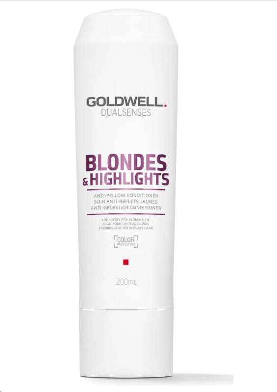Goldwell Dualsenses Blonde and Highlights Anti-Yellow Conditioner 200ml — 2