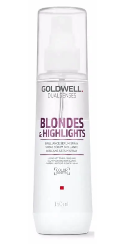 Анти-Жълт серум - спрей за руса коса Goldwell Dualsenses Blonde and Highlights Anti-Yellow Serum Spray 150ml — 2