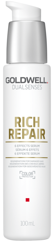 Серум против накъсване за суха и изтощена коса Goldwell Dualsenses Rich Repair 6 Effects Serum 100ml — 2