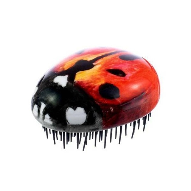 Четка за коса за лесно разресване - Калинка Kent Pebble Ladybug Hair Brush — 4