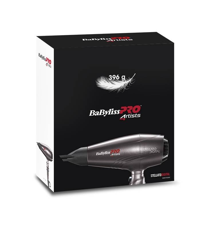 Ултра лек и мощен сешоар BabyLiss Pro Artists Stellato Digital Hair Dryer 2400W BAB7500IE — 4