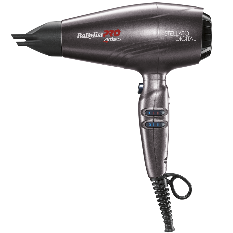 Ултра лек и мощен сешоар BabyLiss Pro Artists Stellato Digital Hair Dryer 2400W BAB7500IE