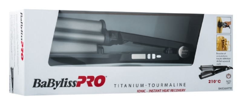 Ретро преса BabyLiss Pro HI-DEF Waver Titanium - Tourmaline Ionic - Instant Heat Recovery BAB2469TTE — 7
