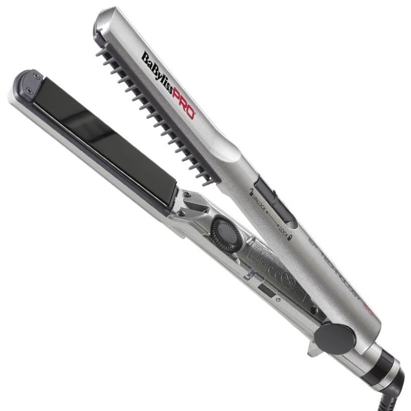 Преса с вграден подвижен гребен BabyLiss Pro Ep Technology 25mm Hair Straightener BAB2670EPE
