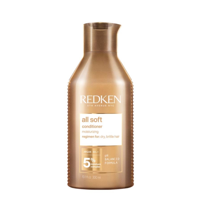 Хидратиращ комплект шампоан и балсам за суха коса с арган Redken All Soft — 5