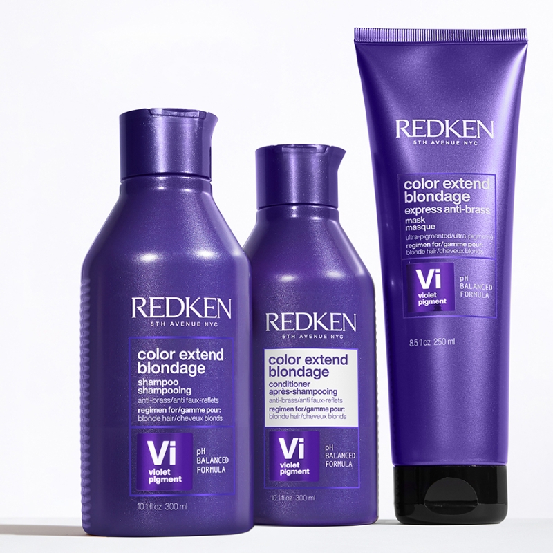 Тониращ шампоан за руса коса Redken Color Extend Blondage Color Depositing Purple Shampoo 300ml — 5