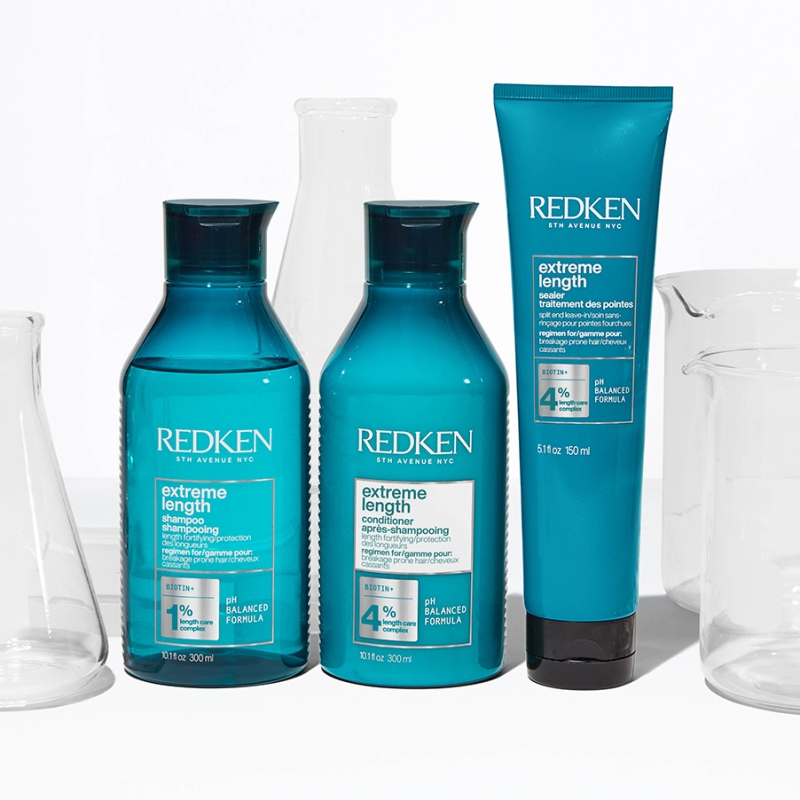Заздравяващ шампоан за по-дълга коса Redken Extreme Length Shampoo with Biotin 300ml — 5