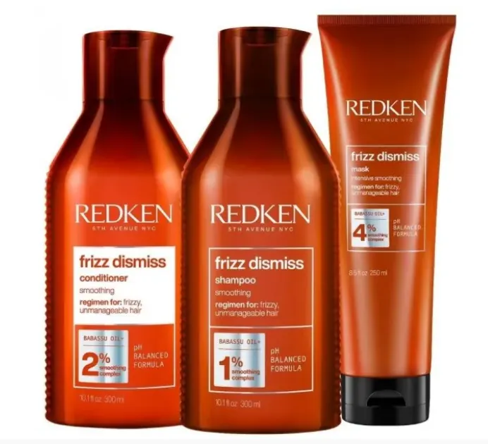 Анти-фриз рутина за непокорна коса Redken Frizz Dismiss