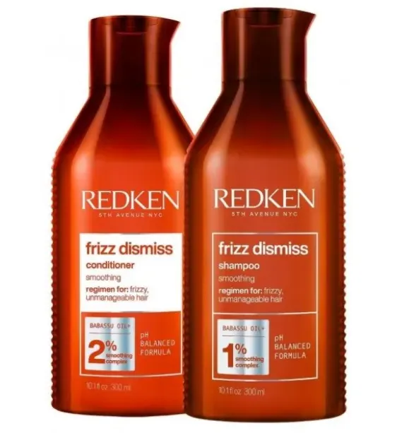 Анти-фриз дуо сет шампоан и балсам за непокорна коса Redken Frizz Dismiss