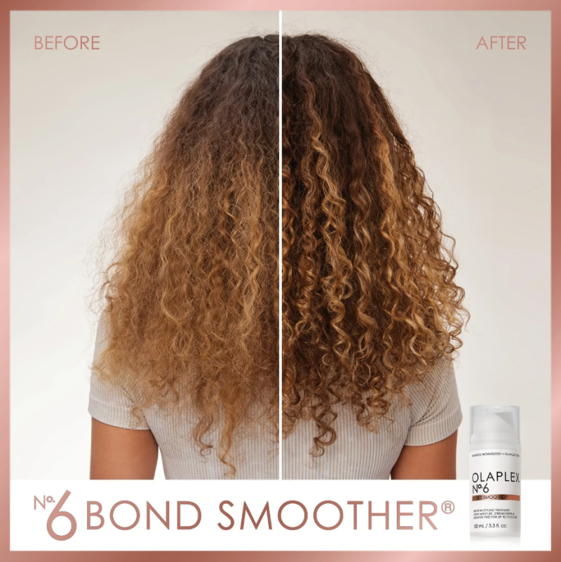 Изглаждащ и възстановяващ крем за боядисана и увредена коса Olaplex No.6 Bond Smoother 100ml — 6