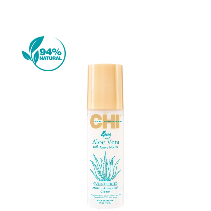 Хидратиращ крем за къдрици CHI Aloe Vera Moisturizing Curl Cream 147ml