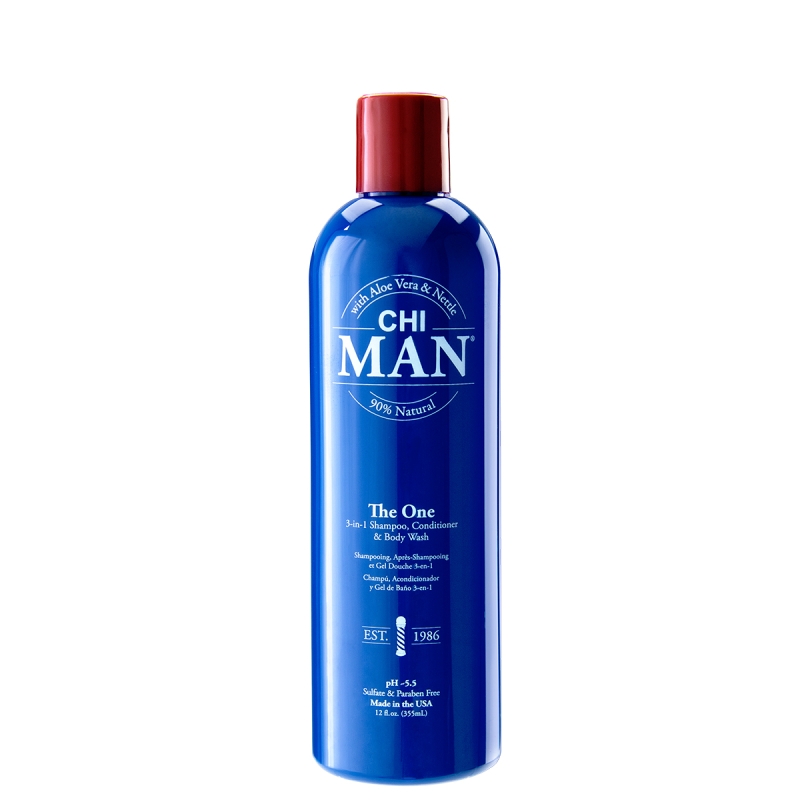Шампоан за мъже CHI Man The One 3-in-1 Shampoo, Conditioner & Body Wash 355ml