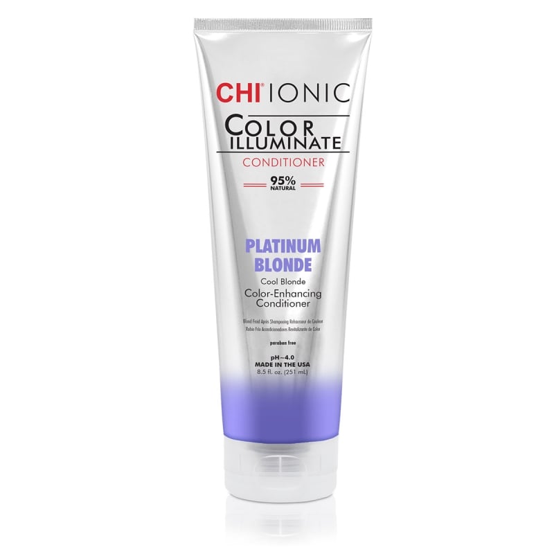 Оцветяващ балсам CHI Color Illuminate Conditioner Platinum Blonde 251ml — 2