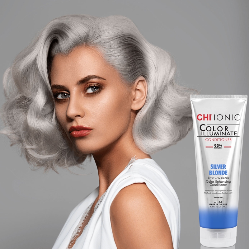 Оцветяващ балсам CHI Color Illuminate Conditioner Silver Blonde 251ml