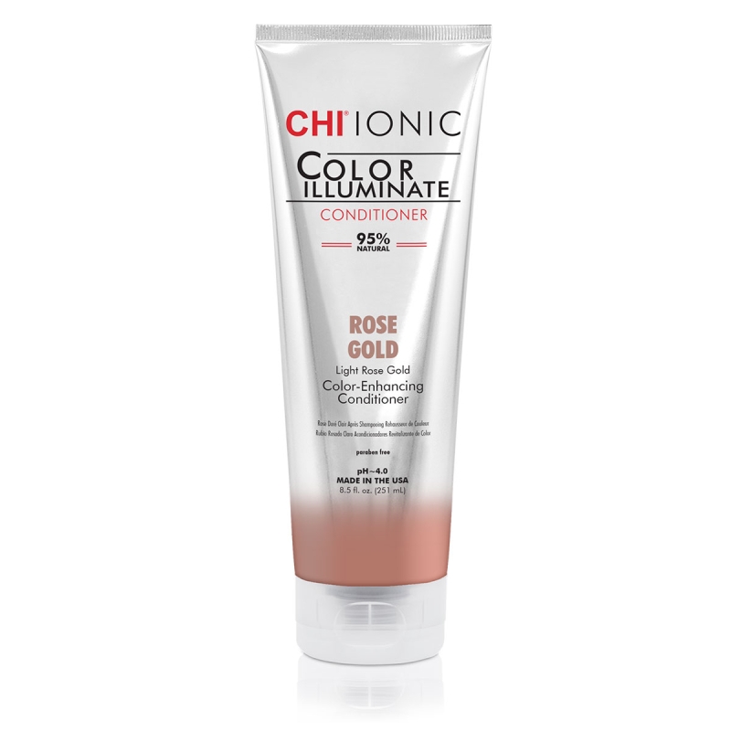 Оцветяващ балсам CHI Color Illuminate Conditioner Rose Gold 251ml — 2