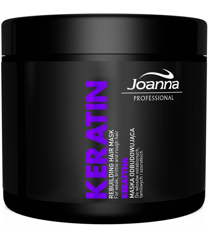 Възстановяваща маска с кератин за суха и увредена коса Joanna Professional Keratin Regenerating Mask 500 ml — 2