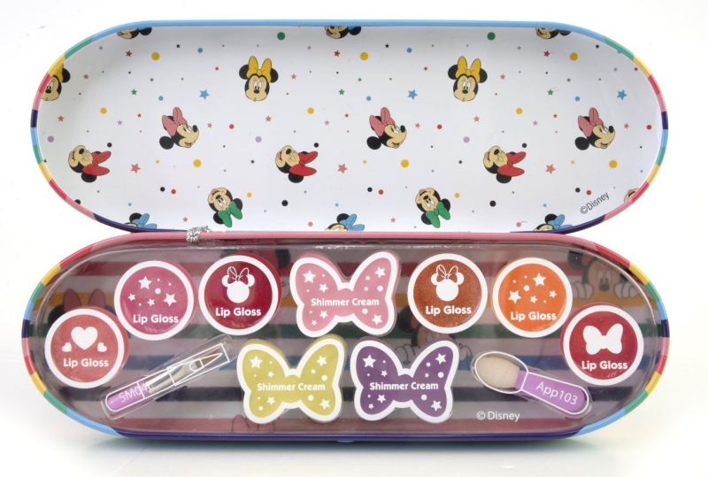 Детски комплект за лице и устни в метална кутия Markwins Minnie Mouse 1580148 — 2