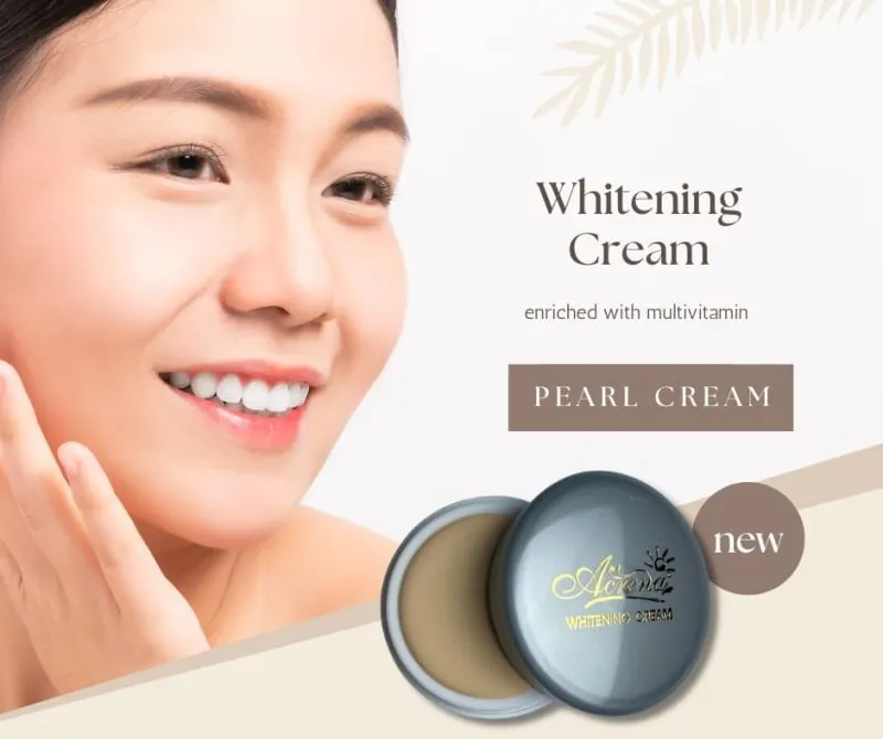 Избелващ крем за лице Acrena Pearl Whitening Cream 4ml — 3
