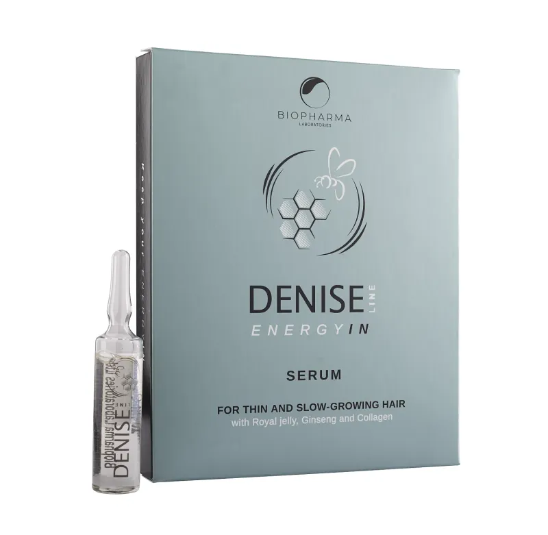 Ампули за тънка и бавно растяща коса Biopharma Denise EnergyIn Serum 6X10ml