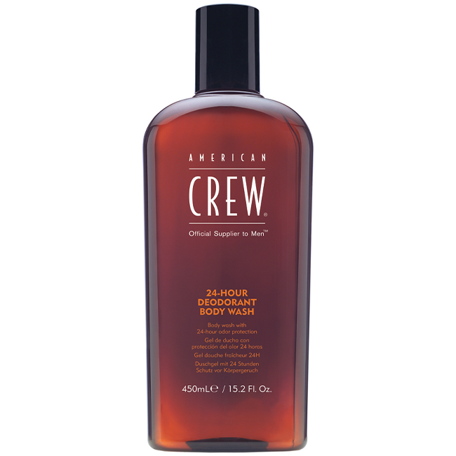 Душ гел с 24-часова защита за мъже American Crew 24H DeodorantT Body Wash 450ml