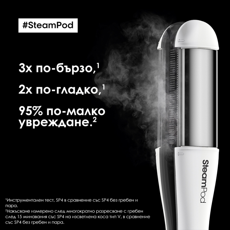 Професионална преса за коса с пара Loreal Professionnel Professional Styler SteamPod 4.0 — 3