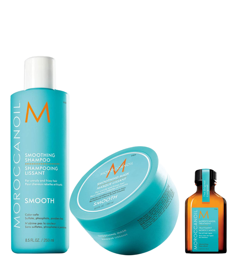 Изглаждаща рутина Moroccanoil Smoothing Routine Shampoo + Mask+ Treatment Oil